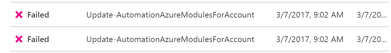 AzureAutomation-UpdateModule-ErrorMessage