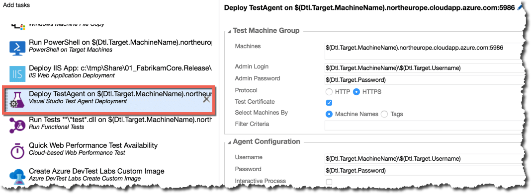 AzureDevTestLabs IIS WebApp Deployment using WinRM