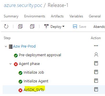 AzSDK VSTS - AzSDK Task Configuration Example