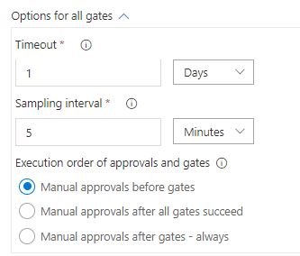 Deployment Gate Options