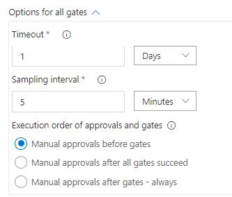 Deployment Gate Options