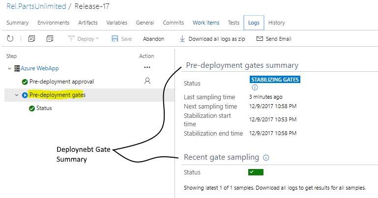 Deployment Gate Options