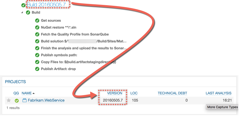 VSTS SonarQube Begin Analysis Task Configuration