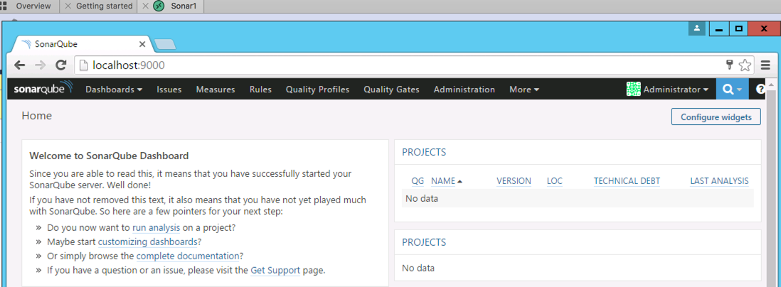 SonarQube Start Windows Service