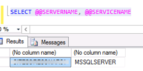 SQL Server Instance and Service Name