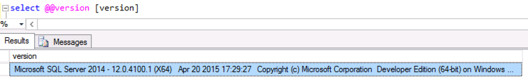 SQL Server Version