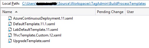 TFS 2013 Build Templates