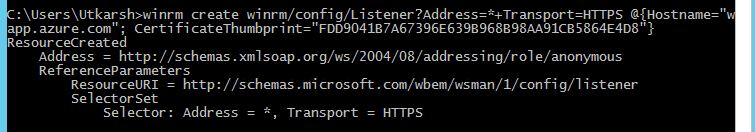 WinRM HTTPS Listener