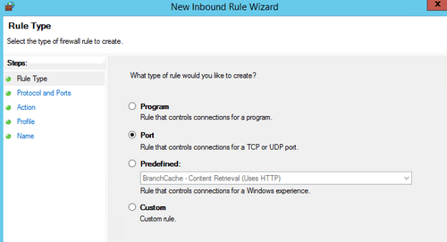 WinRM Firewall Wizard