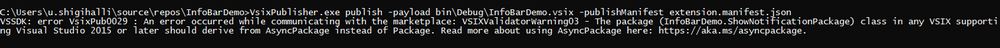 Vsix Publisher Warning
