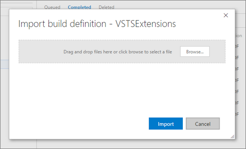 Import Dialog